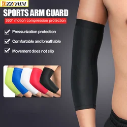 1PC Sports Arm Compression Sleeve Basketball Cycling Arm Warmer Summer Running UV Protection Volleyball Sunscreen Bands