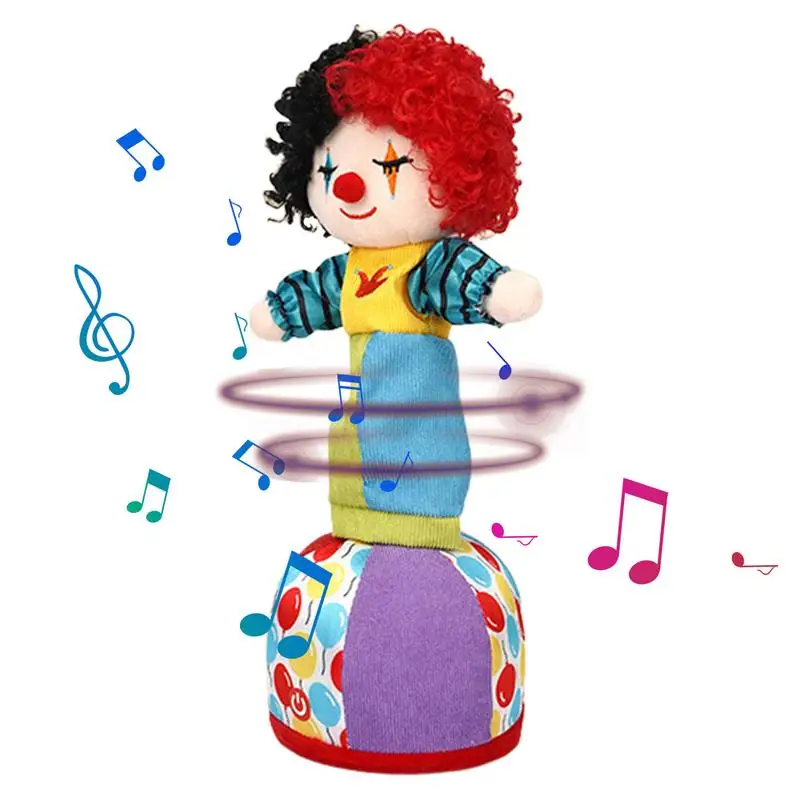 

Mimicking Toy Interactive Voice Controlled Talking Doll Mimic Toy Cute Clown Educational Toy Cartoon Battery Powered Plush Doll