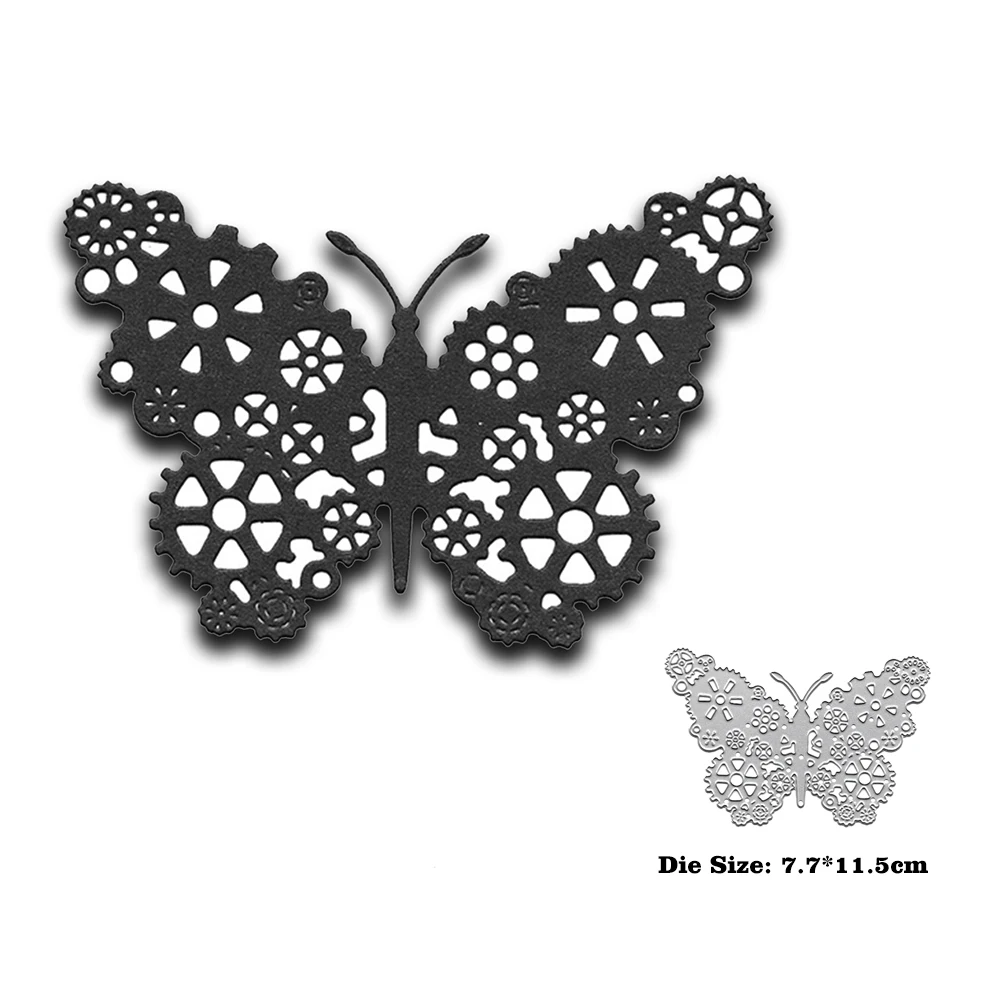 Butterfly Metal wykrojniki Scrapbooking karta albumu Making rzemiosło papierowe tłoczenie Folder szablony do wystroju Slimline umiera formy