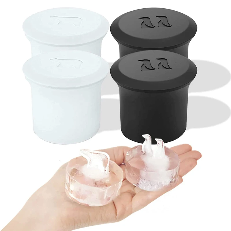 

Silicone Ice Cube Mold Penguin Polar Bear Popsicle Moulds Silicone Ice Cube Tray Ice Cube Maker Ice Trays Kichen Accessories