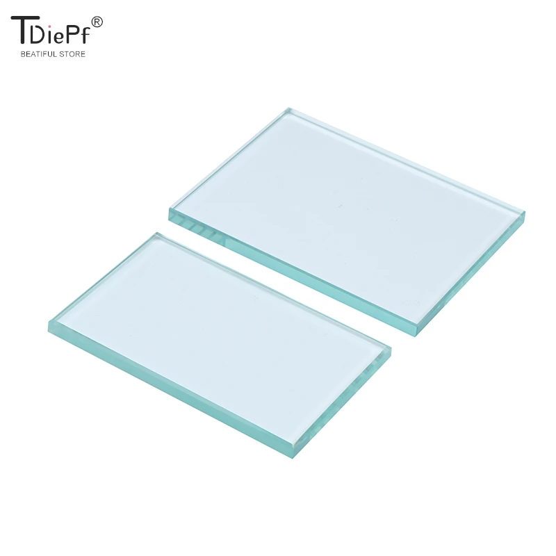 S,L Mixing Glass Dental Lab Mixing Glass Plate Board Dentistry Supply Glass Plate Cement Powder Glass Plate Dentistry Equipment