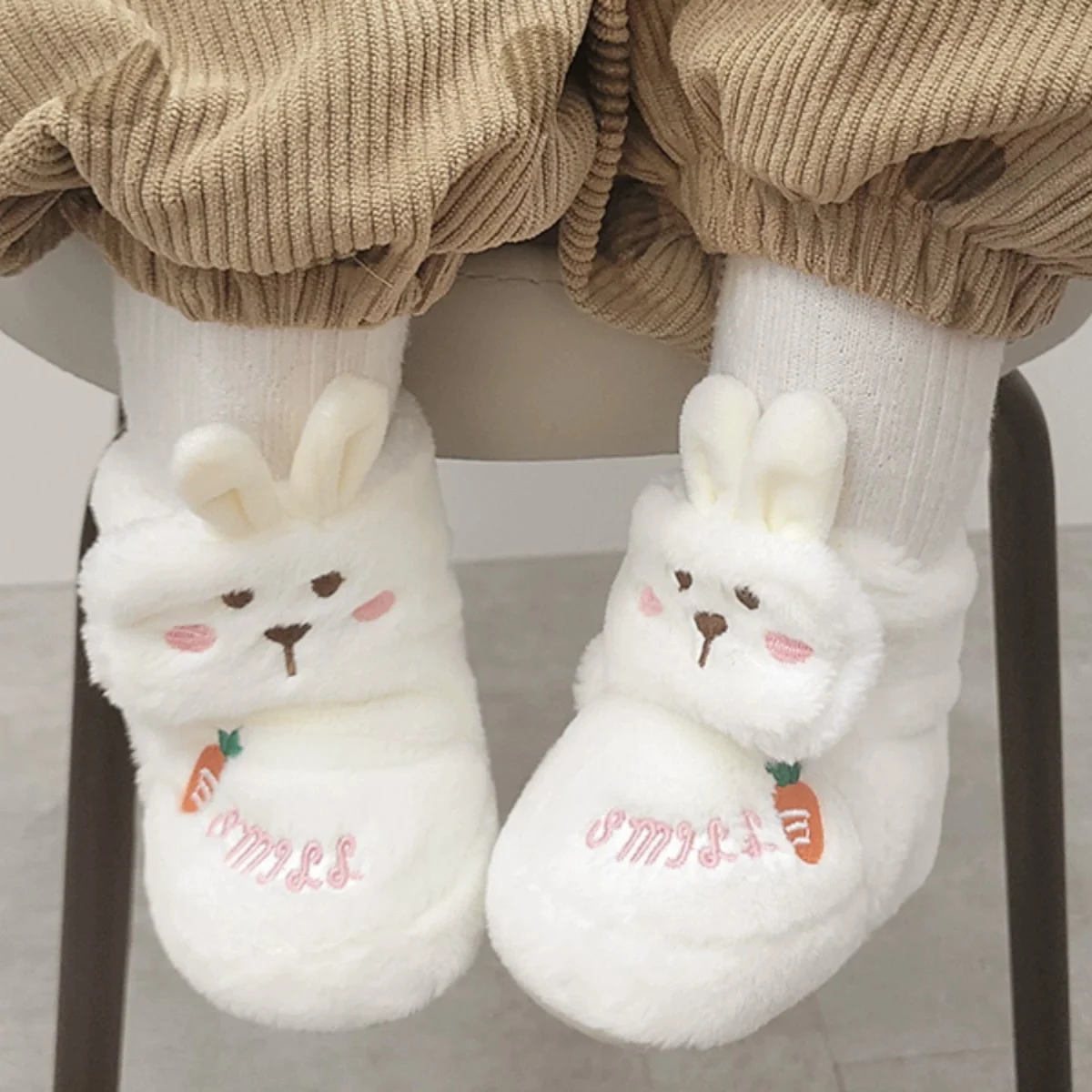 

Children's Shoes and Socks Winter Soft Bottom Toddler Shoes with Velvet Infant Footwear 3-12 Months Thickened