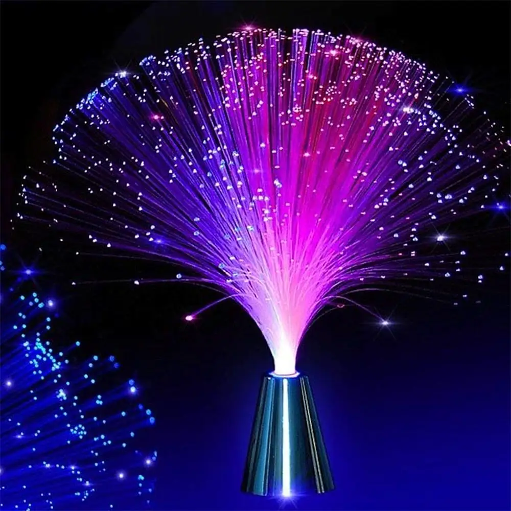 Multicolor LED Fiber Optic Lamp Light Interior Decoration Centerpiece Holiday Wedding Lamp LED Night Light Lamp Table Light