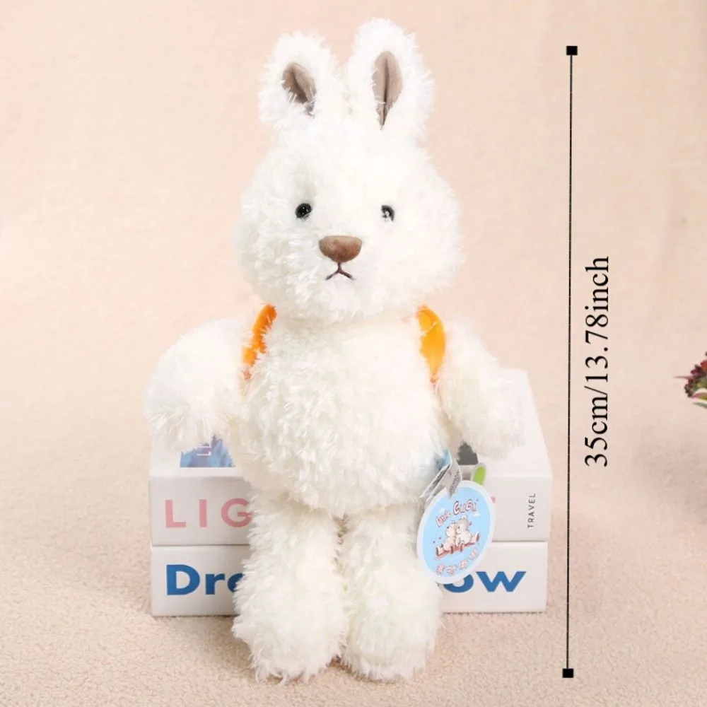 Collezione interattiva di bambole di coniglio Beibei Comodo peluche di cane Beibei da 16 cm, bambola di peluche animale morbido, decorazioni per la casa