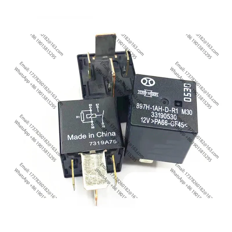 

НОВОЕ 897H-1AH-D-R1 897H 1AH D R1 897H1AHDR1 12VDC DC12V 12V 80A реле 4PIN