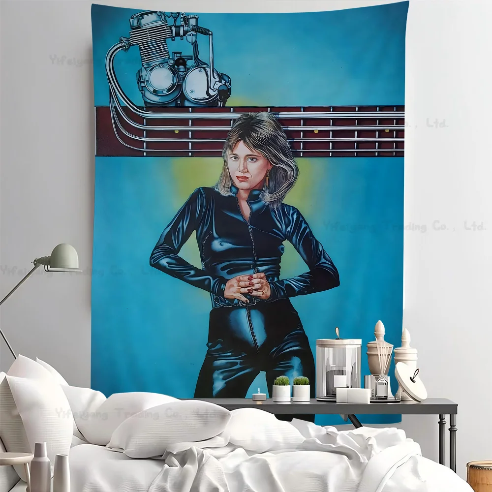 Suzi Quatro DIY Wall Tapestry Art Science Fiction Room Home Decor Wall Art Decor