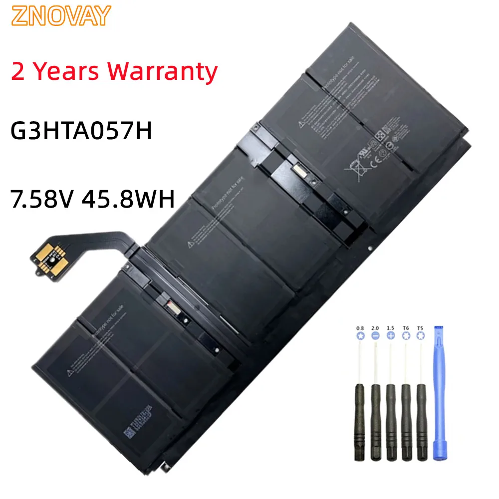 

ZNOVAY G3HTA057H G3HTA058H 7.58V 45.8WH 6041mAh Laptop Battery For Microsoft Surface Laptop 3 15" 1872 1873