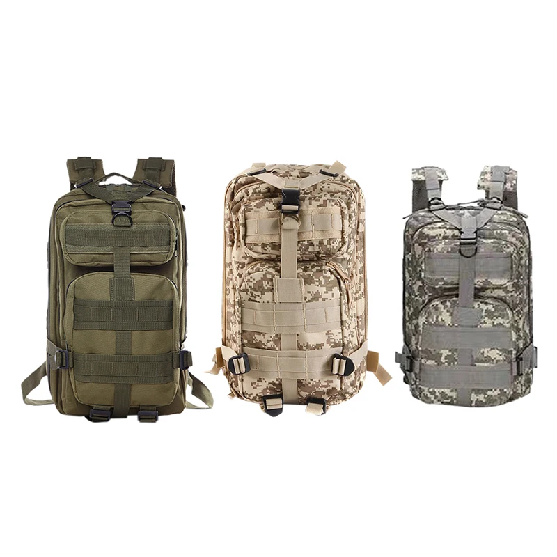 Mochila de camuflaje de nailon para exteriores, senderismo, Camping, escalada