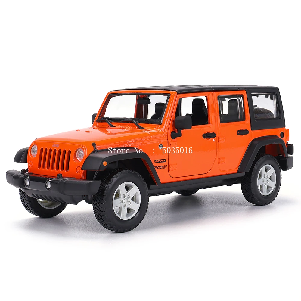 Maisto 1:24 NEW 2015 JEEP Wrangler Unlimited manufacturer authorized simulation alloy car model crafts decoration collection toy