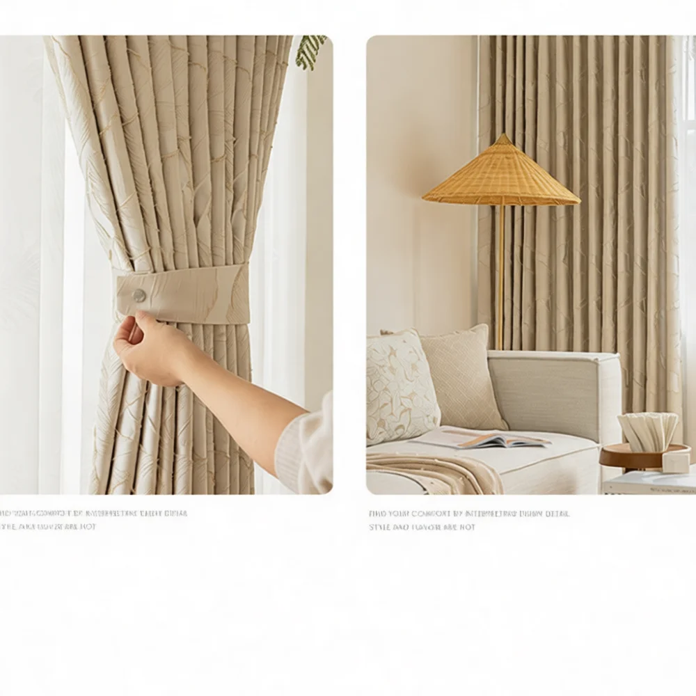 Lüks Kabartmalı Jakarlı Perdel - Home Textiles Luxury Curtains incelemesi ve fiyatı