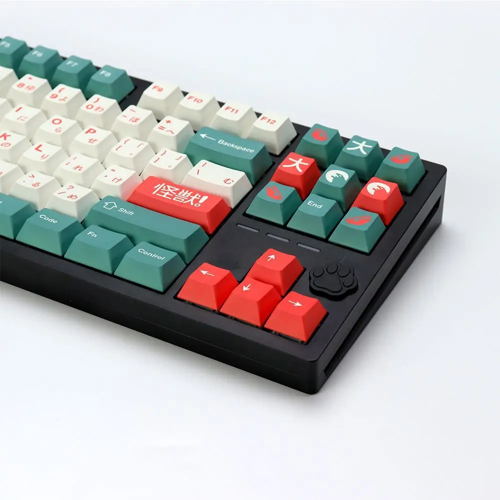143 Keys GMK Kaiju Keycaps Cherry Profile PBT 5-side Dye Sublimation GMK Clone Keycap For MX Mechanical Gaming Keyboard