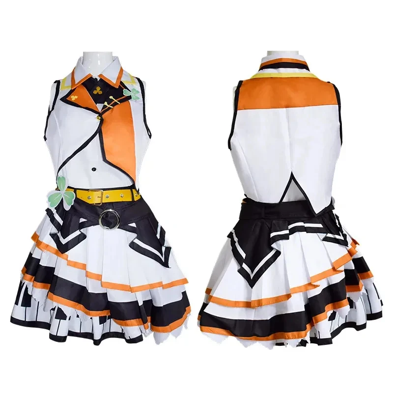 

Project Sekai Colorful Stage Feat Cosplay Anime Vocaloid MORE JUMP Costum Hanasato Minori Momoi Airi Hinomori Shizuku Dres FD1;6