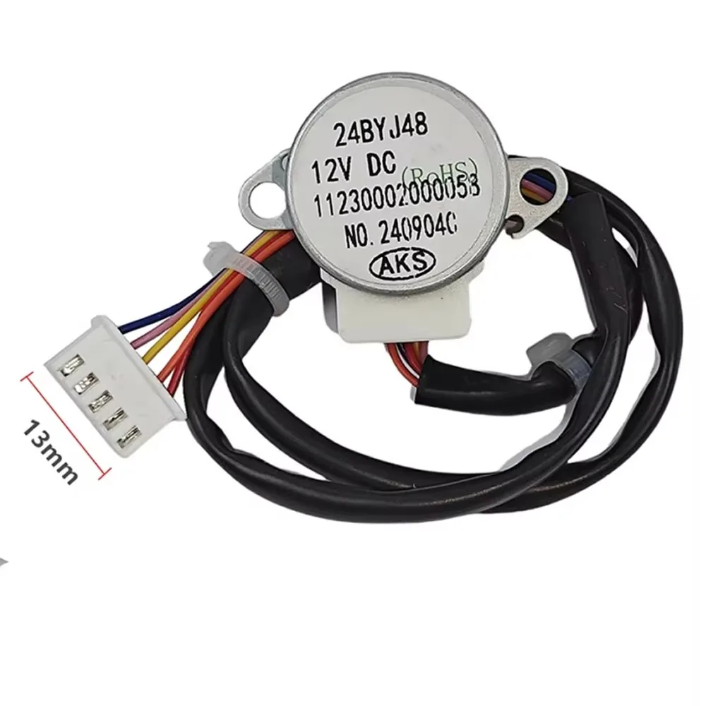 1 PCS 12V Motor 24BYJ48 with 38cm Cable For Aux Wall-Mounted Air Conditioner Swing Bla Synchronous Motor 11230002000058