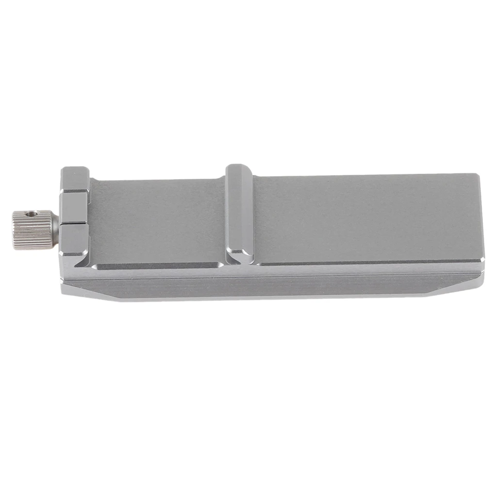 BGNing Metall-Schnellwechselplatte für DJI RS 4 Mini, kompatibel mit Arca-Swiss-Montageplatten, Kamerakäfigen und L-Platten, verstellbar – Detail 4
