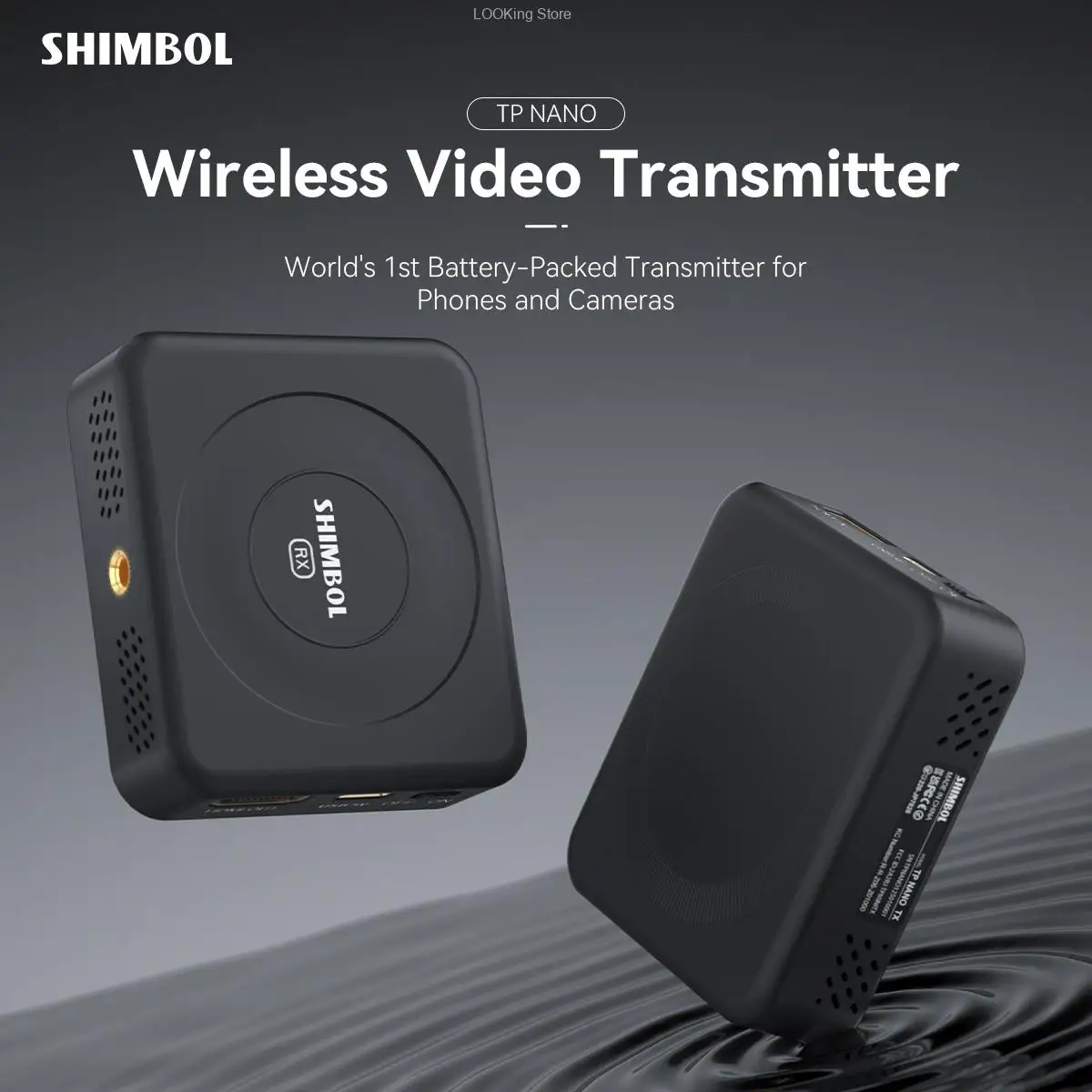 Shimbol TP NANO المهنية نظام نقل الفيديو اللاسلكي جهاز ريسيفر استقبال وإرسال المدمج في بطارية لصانع أفلام الفيديو