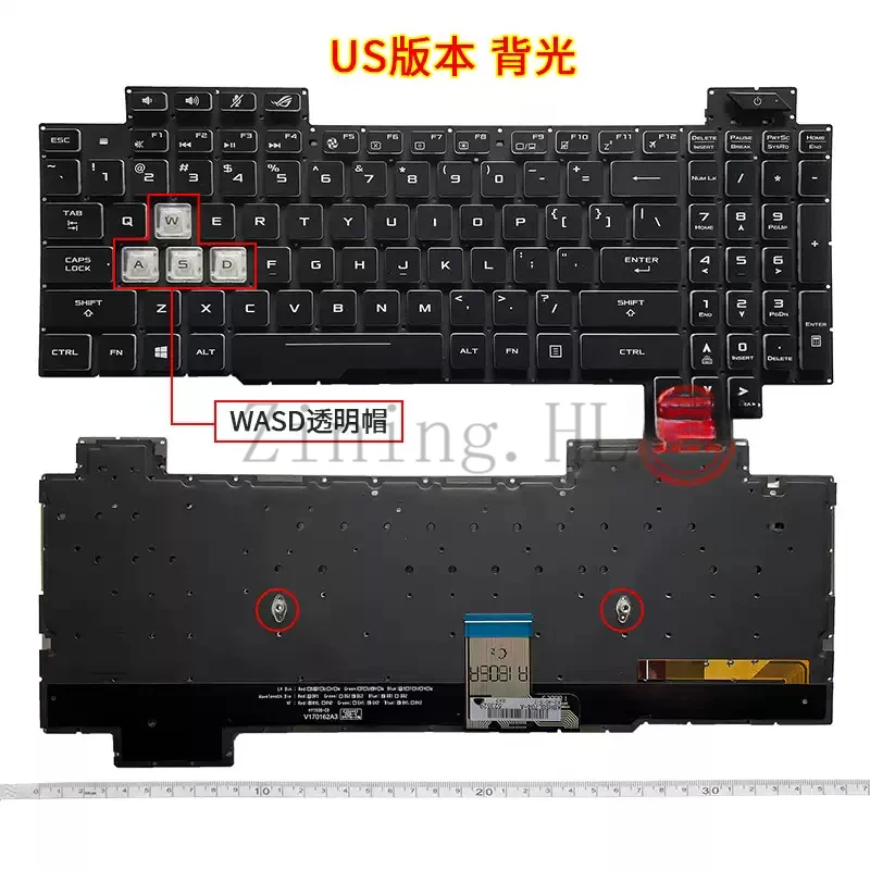 RU/LA for Asus S5C GL504 GL504G/GM GL504V GL504GS/GV keyboard