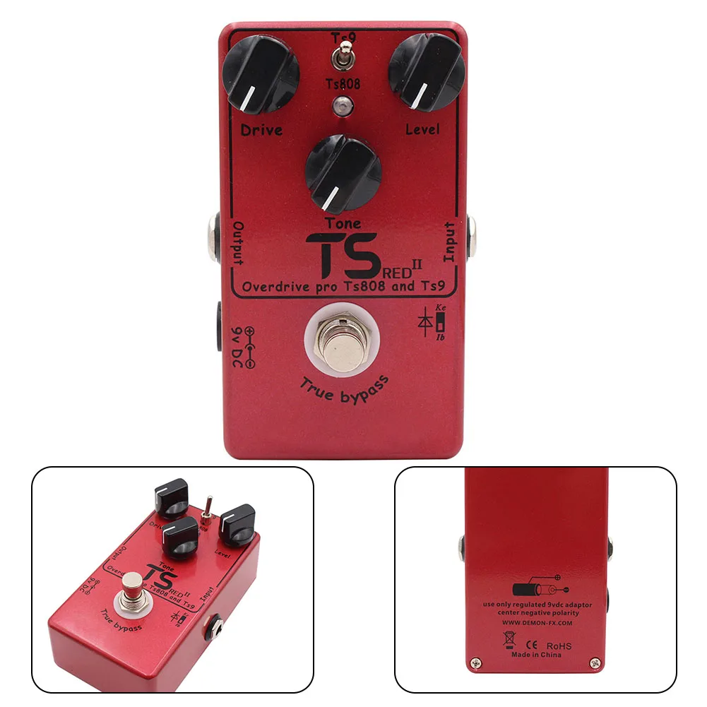 Guitar Effect Effect Pedal Internal Switches TS RED TS808 Overdrive TS9 Overdrive Musical Instruments Brand New