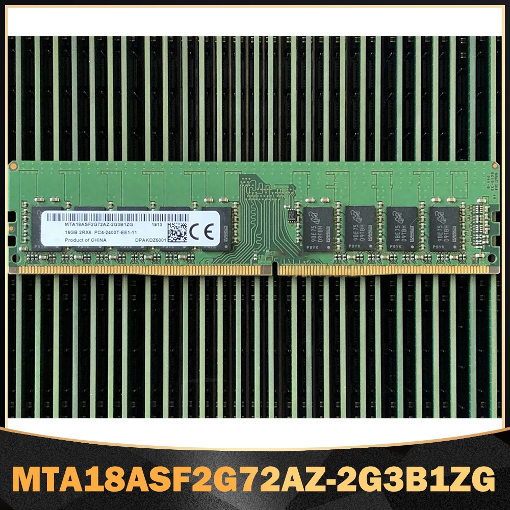 1PCS RAM 16G 16GB 2RX8 PC4-2400T DDR4 2400 DDR4 ECC For MT Server Memory MTA18ASF2G72AZ-2G3B1ZG