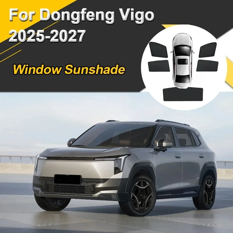Car Sun Shades For Dongfeng Vigo Evolute i-JOY 2025-2027 Nammi 06 Sunshades Heat Insulation Window Mesh Visors Auto Accessories
