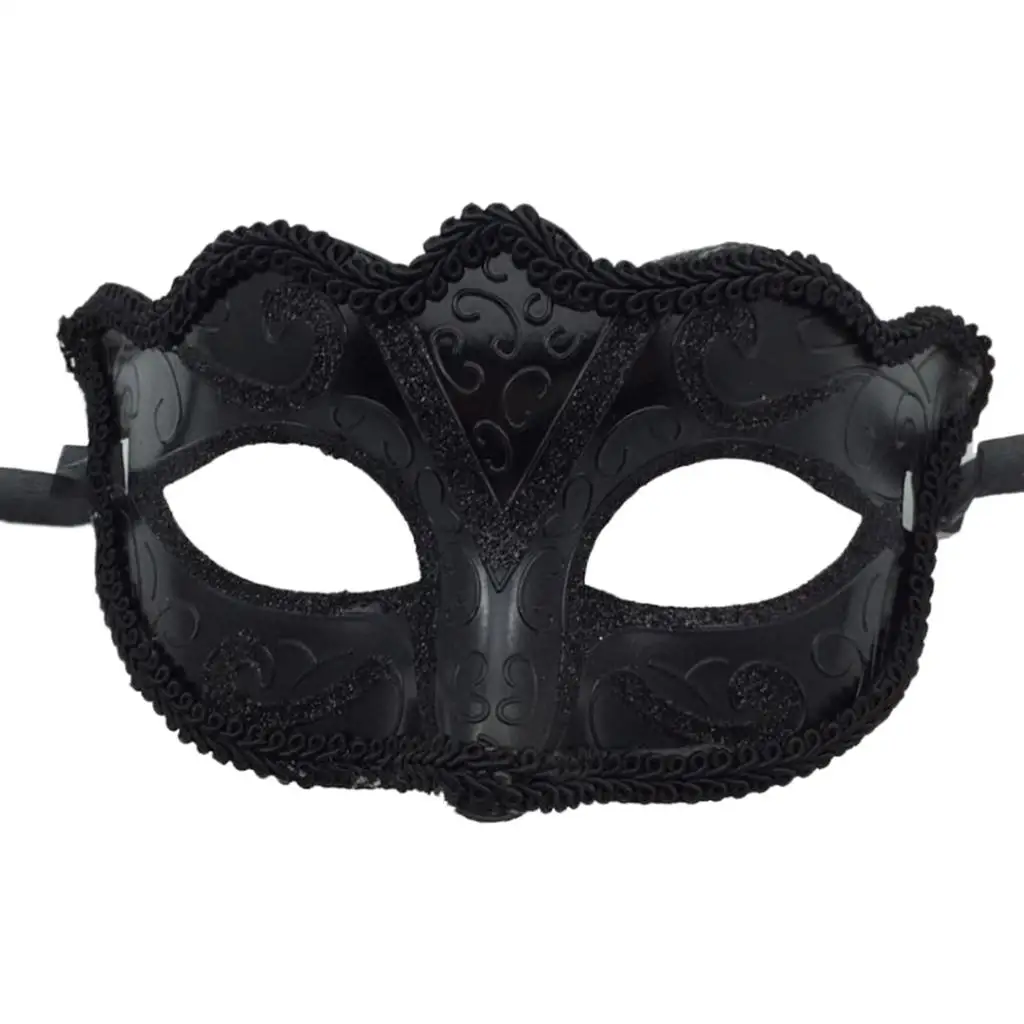 Men Ladies Ball Mask Party Eye Mask New Black Carnival