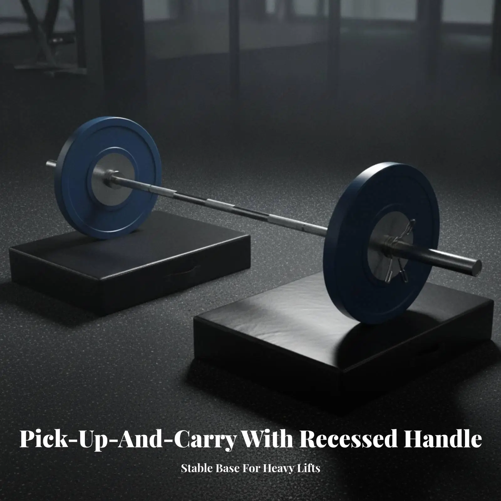 Reinforced Fitness Buffer Pad for Barbell Rack Protection with PVC Leather Surface and Impact Resistant Padding for Training
