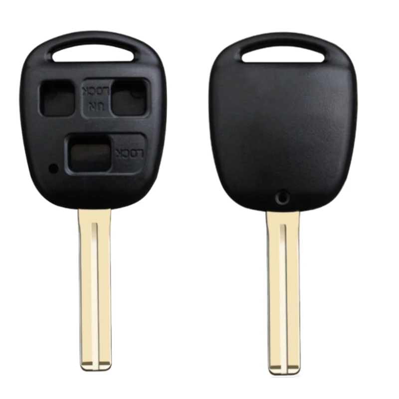 XIEAILI OEM 10Pcs 2/3Taste Ersatz Schlüssel Fall Remote Key Shell Für Toyota Camry Corolla RAV4 Für Lexus ES300 LX470 SC300