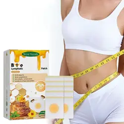 10 Pieces Bee Lymphatic Slimming Patch Improve Weight Lost Plaster Relieve Stress Slimming Body Shaping Patch Feet Care