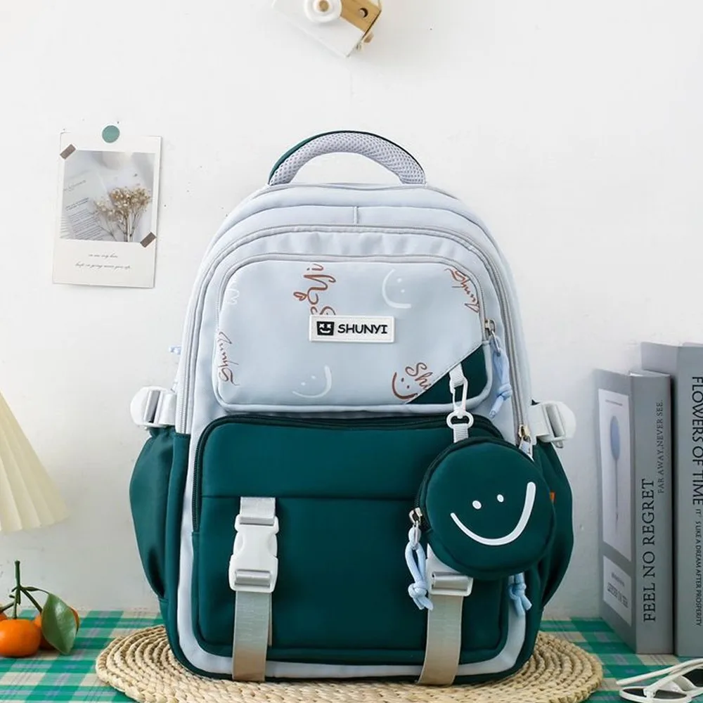 

New Large Capacity Backpack Casual Lightweight School Bag Multifunctional Shoulder Bag Women