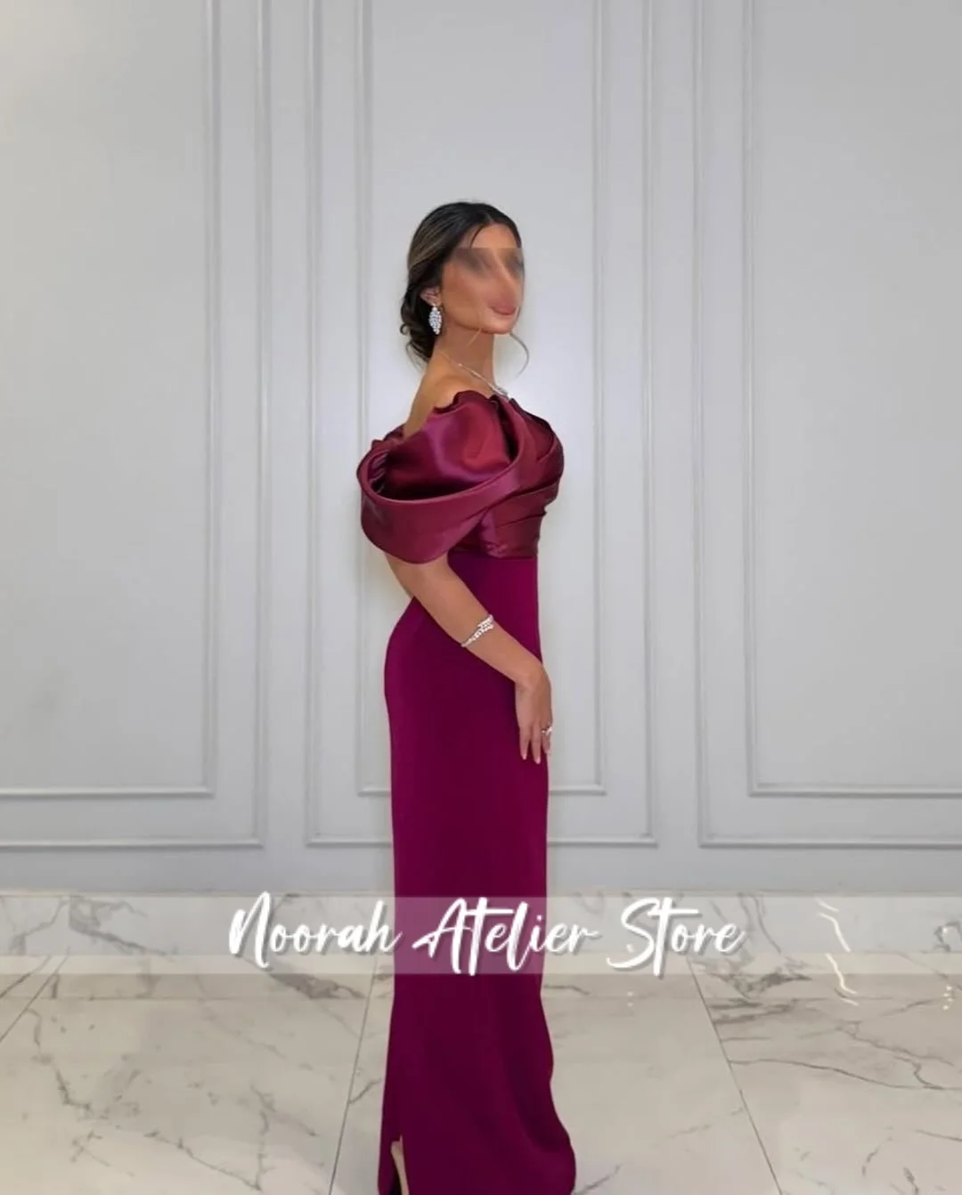 Proste czerwone sukienki wieczorowe dla kobiet فساتين للمناسبات الخاصة Sukienka ślubna do ziemi na przyjęcie, szyta na miarę