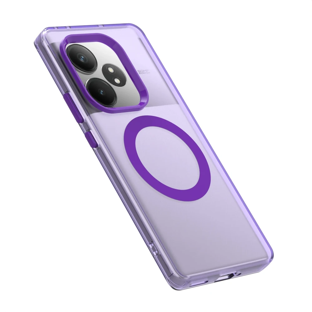 For OPPO Realme GT 6 6T Case Soft Silicone magnetic Wireless charging Protective Back Cover Case For XRealme GT neo 6 Se Shell