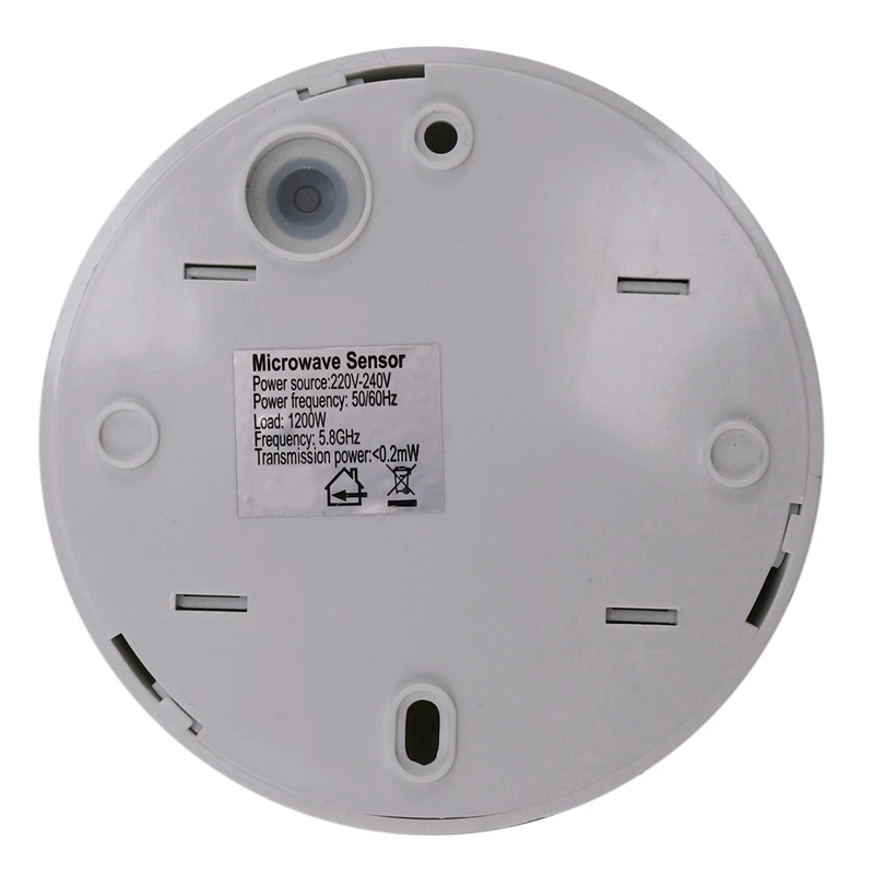 New-10X 220V 800W Sensor de microondas Pir ocupación cuerpo Detector de movimiento interruptor de luz