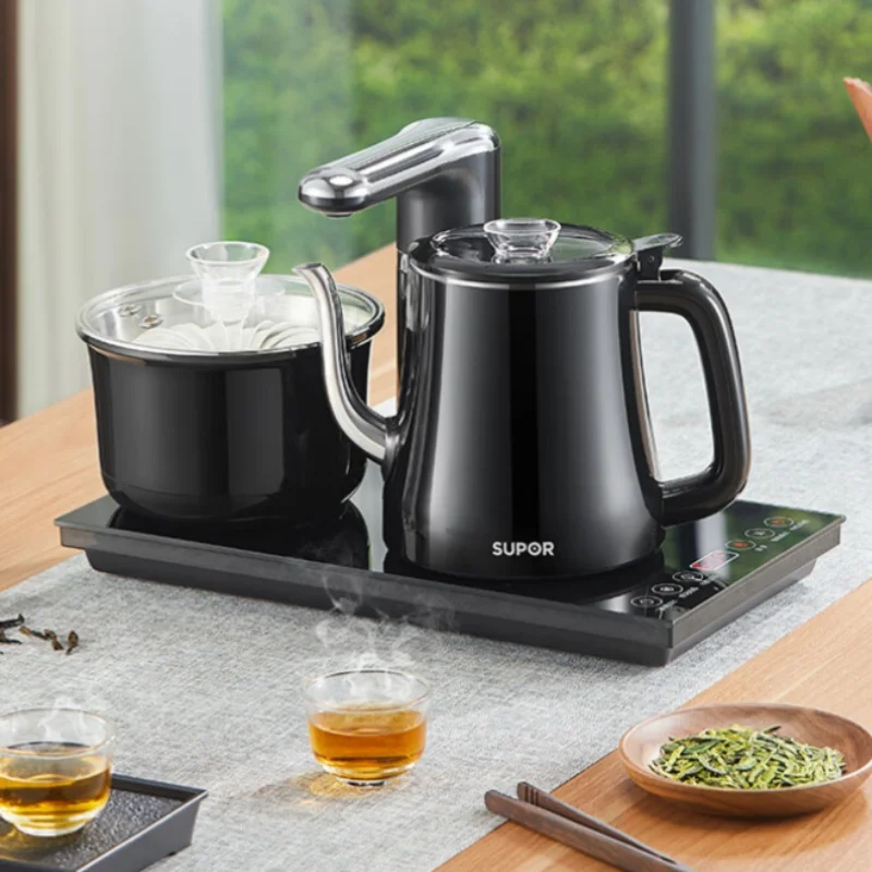 SUPOR Electric Kettle with Smart Automatic Power-Off Water Dispenser All-In-One Tea Kettle and Tea Maker Sterilization Function