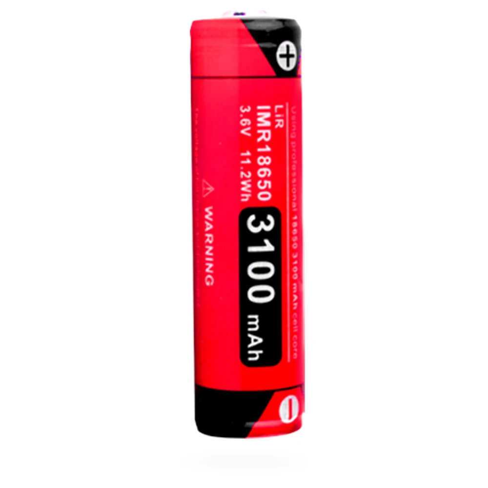 KLARUS 18GT-IMR31 18650 Battery 3100 mAh High Quality IMR 18650 Lithium-ion Battery , Flashlight Gift