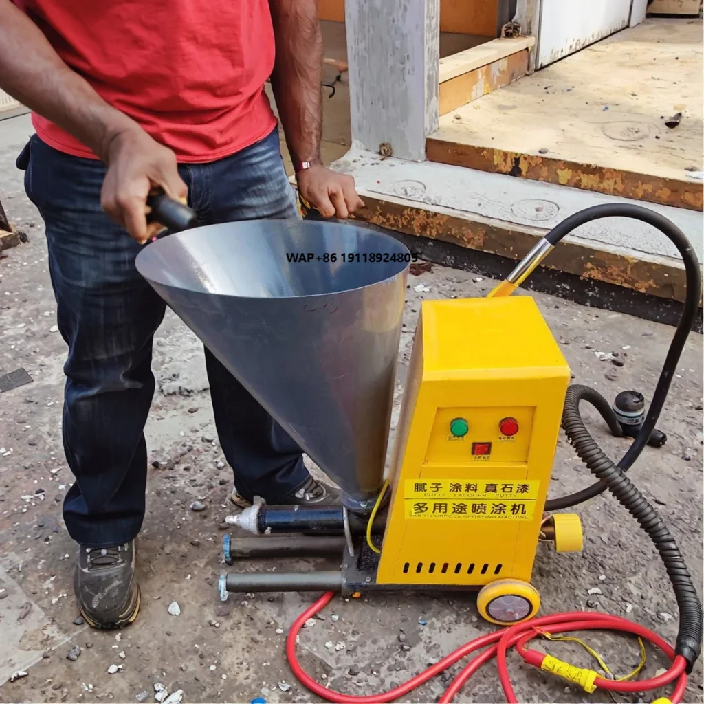 Factory Cement Mortar Spraying Machine Spraying Plasterer Sand Cement Spraying Equipment
