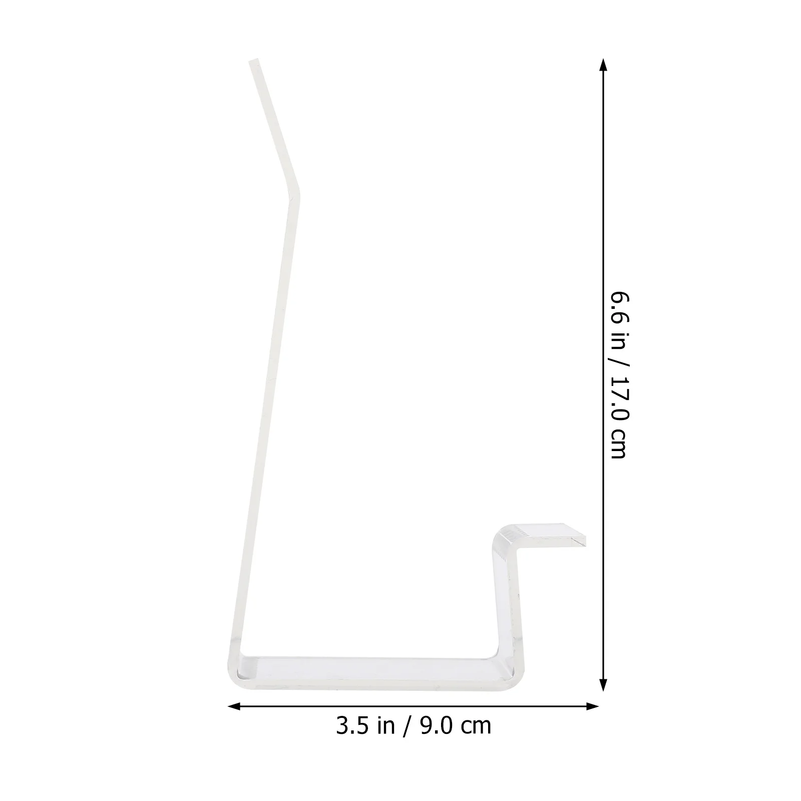 

4Pcs Shoe Display Stand Acrylic Shoes Holder Clear Sneaker Rack High Heels Display Shelf Store Shoe Organizer Acrylic Shoes Rack