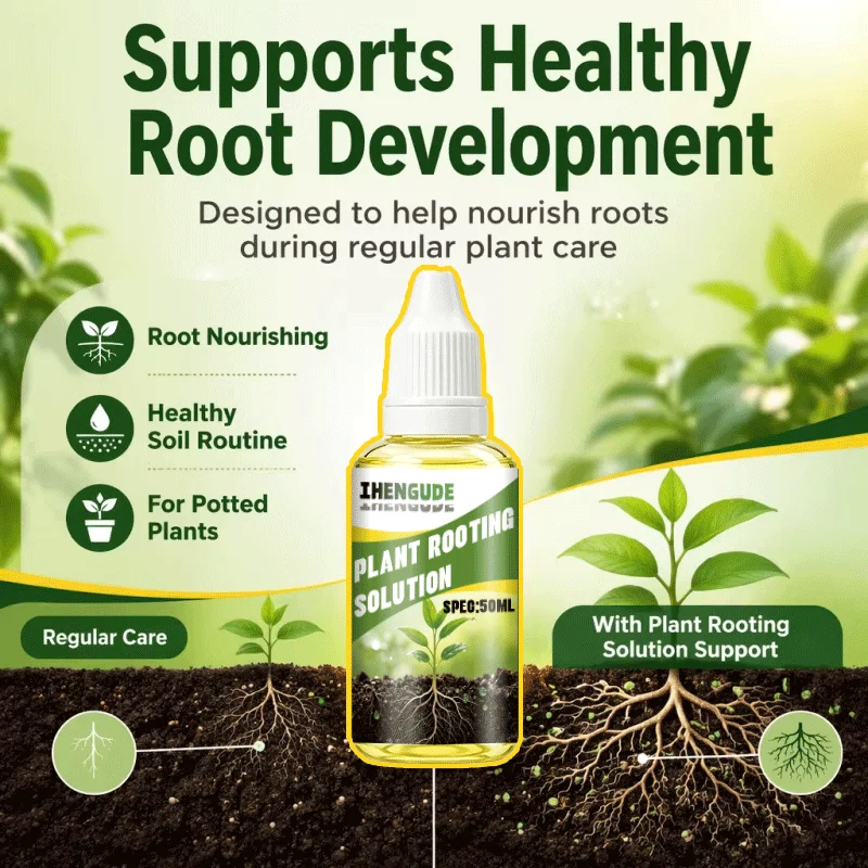 Plant Rooting Solution Fast Root Growth Fertilizer Hydroponic Cuttings Root Booster Drops Garden Plant Care 40ml