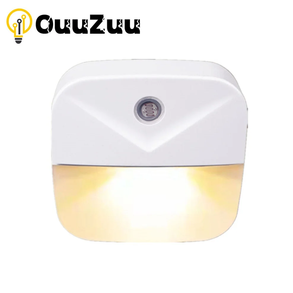 Wireless Light Control Sensor LED Night Light EU US Plug Night Lights For Baby Kids Bedside Bedroom Corridor Lamp Lighting