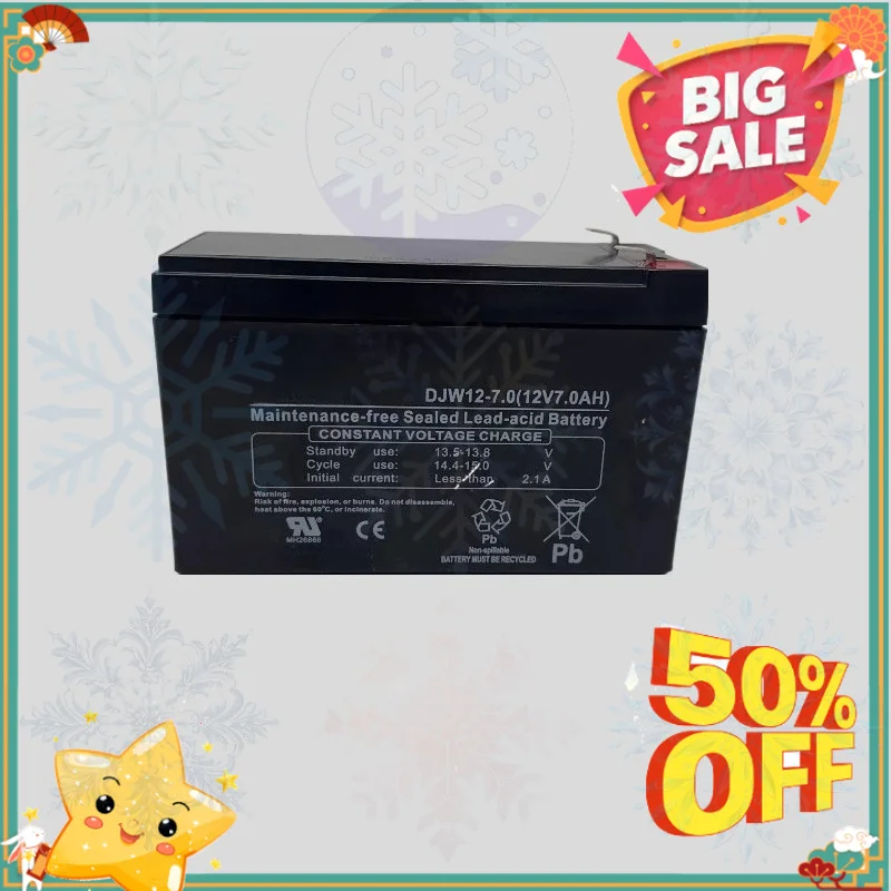 SWZY New DJW12-7.0 12V 7Ah High Quality Battery FOR LEOCH DJW12-7.0 12V 7AH Lead-acid Battery