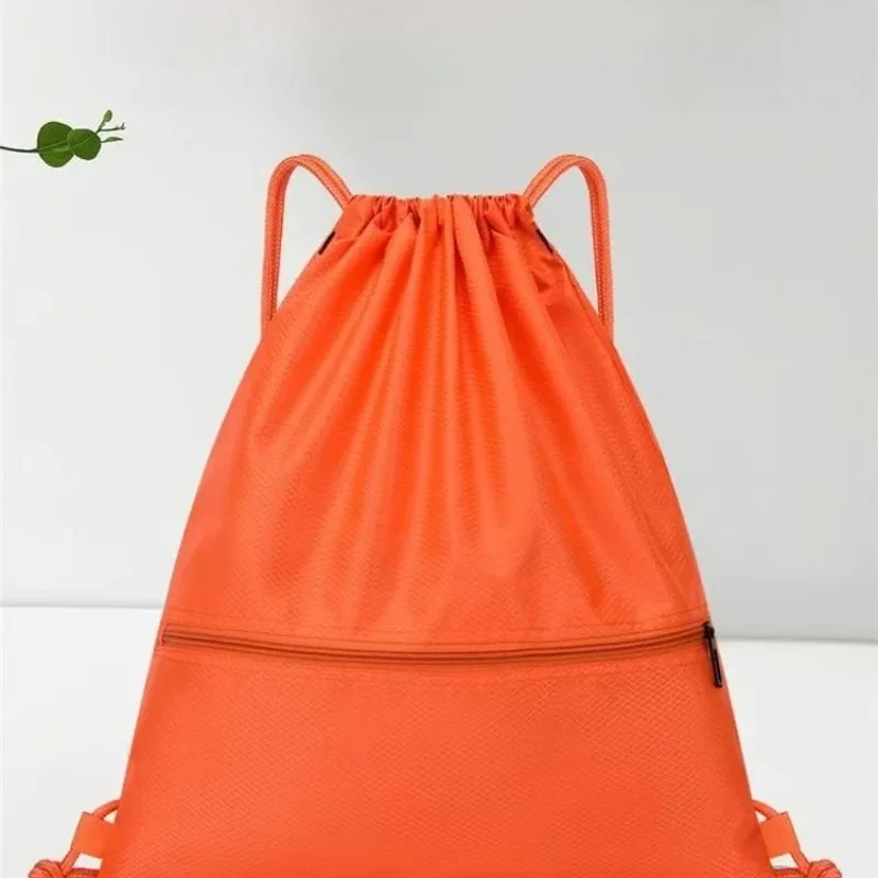 

Drawstring Bag Portable Basketball Bag Sports Backpack Swim Bag Outdoor Multifunctional Backpack