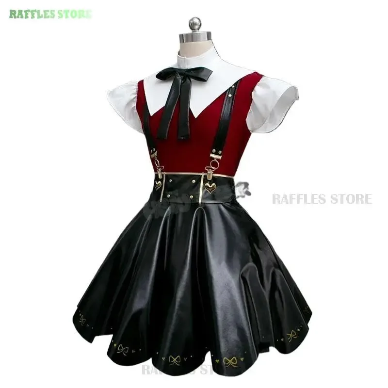 New ★ Game NEEDY GIRL STREAMER OVERDOSE Ame-Chan Cosplay Costume KAngel Punk Girls Gothic Lolita Black Dress Halloween★ 2025 qi☆