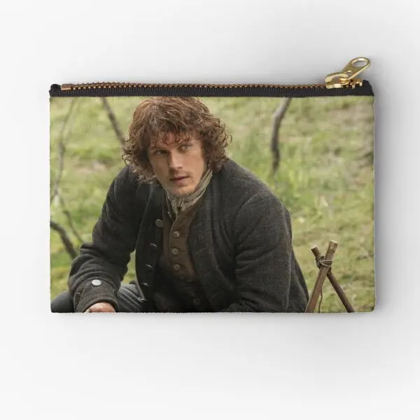 Jamie Fraser Outlander  Zipper Pouches Men Key Bag Small Pure Pocket Women Storage Coin Packaging Panties Money Cosmetic