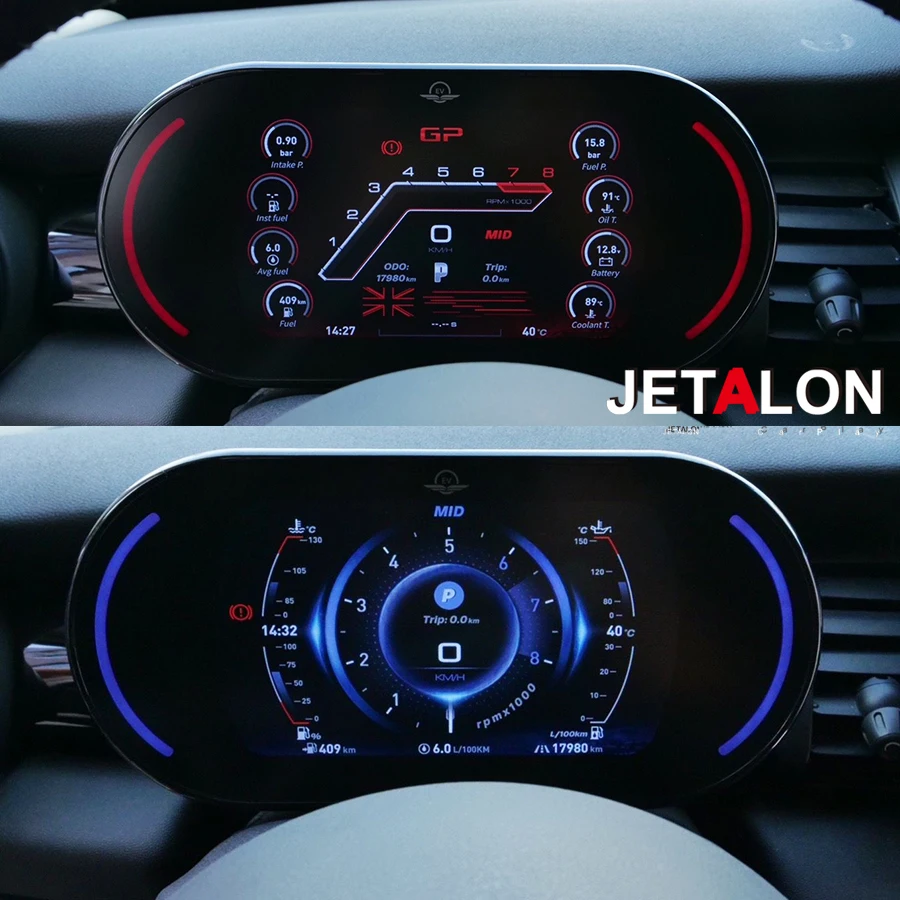 

Обновленный ЖК-спидометр с большим интеллектуальным экраном для BMW Mini F45 F50 F55 F60 2014-2023, приборная панель