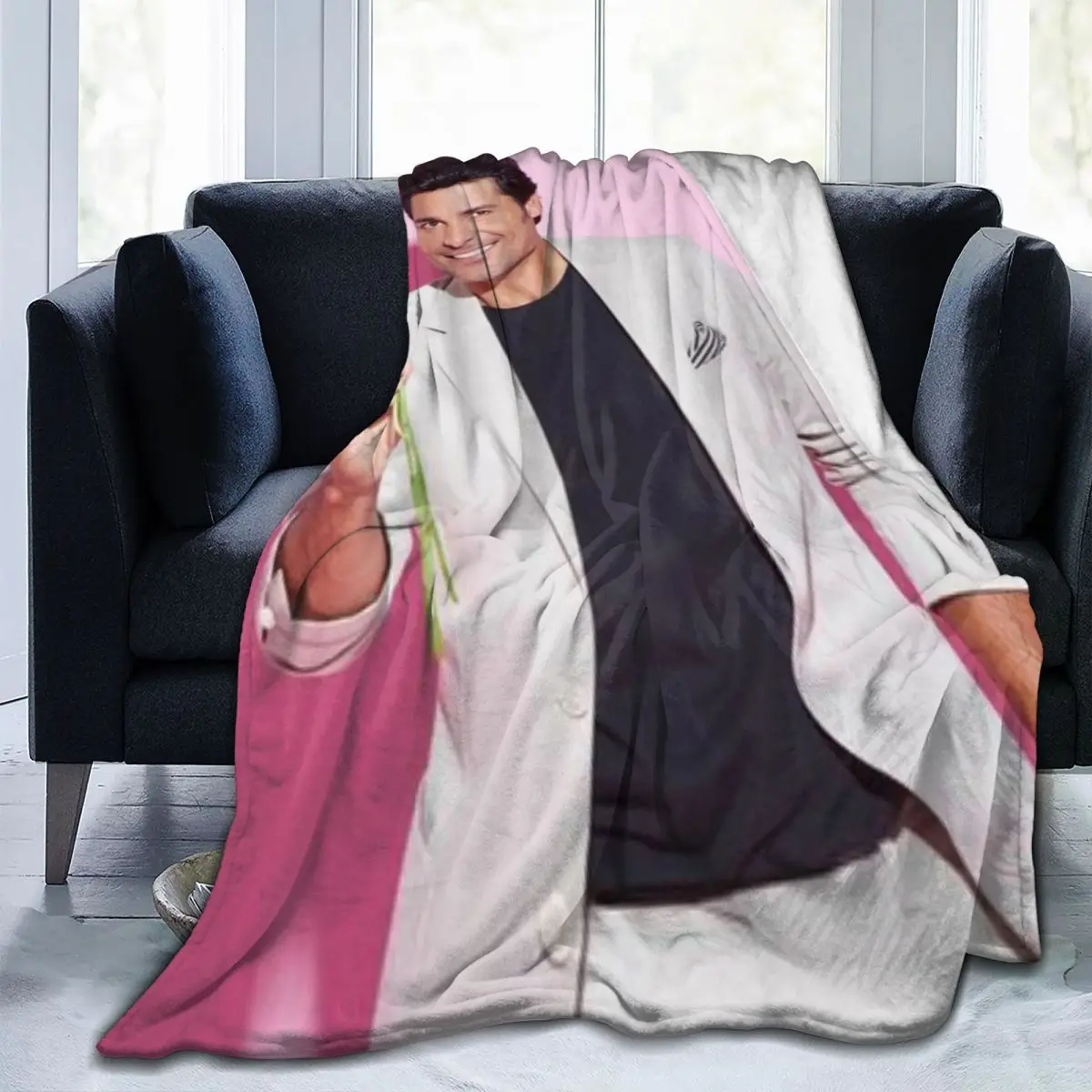 Throw Blanket Chayanne Puerto Rican Latin Singer Micro Fleece Blanket Four Size Cartoon Comfortable For Room AntiPilling Blanket