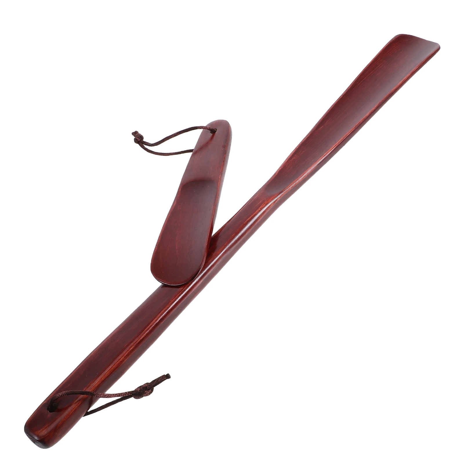 

2Pcs Wood Shoehorn Set Long Handle Durable Shoe Lifter Helper for Seniors Men Women Travel Boot High Heels Sneakers