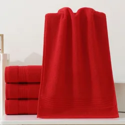 1/4pcs Cotton Face Towel Soft Super Absorbent Sports Towel Quick-Drying Home New Year Spring Festival Wedding Gift 35*75cm