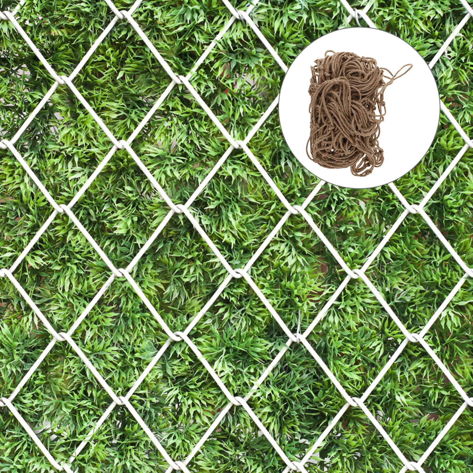 

Gardening Mesh Plant Supporting Net Hemp Rope Trellis Netting Protective Mesh for Tomato Cucumber Grape Vertical Support