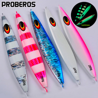 proberos 1pc Saltwater Jigs Speed Jigging Pitching Lures Vertical Jigging Artificial Lures