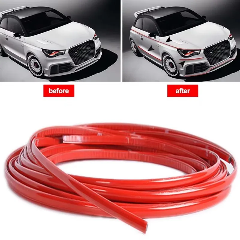

Car Chrome Side Body Trim Molding，Bumper Anti-Collision Self-Adhesive Strip，Scratch-Proof Shiny Adhesive Strap，Exterior and Inte