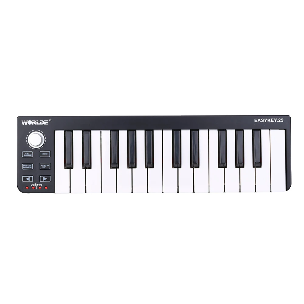 WORLDE Easykey.25 Portable Mini-keyboard Mini 25-Key USB MIDI Controller