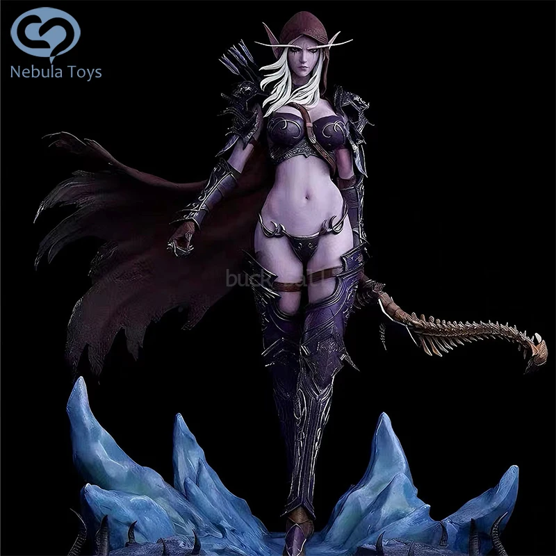 

28 см фигурка World Of Warcraft Sylvanas Windrunner, фигурка King Of Banshees, коллекция статуй, модель, орнамент, игрушка, подарок на день рождения